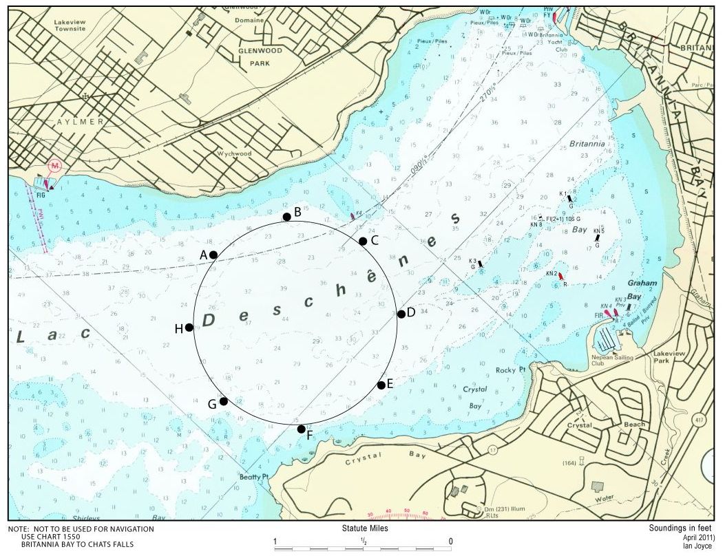 Lac Deschenes Sailing Area