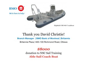 BMO RIB donation