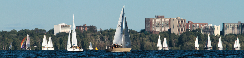 Racers at Nepean Sailing Club