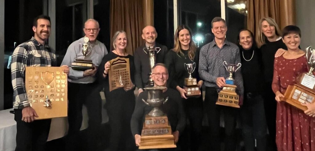 NSC awards night 2023 - racers and skipper from Blue Zulu