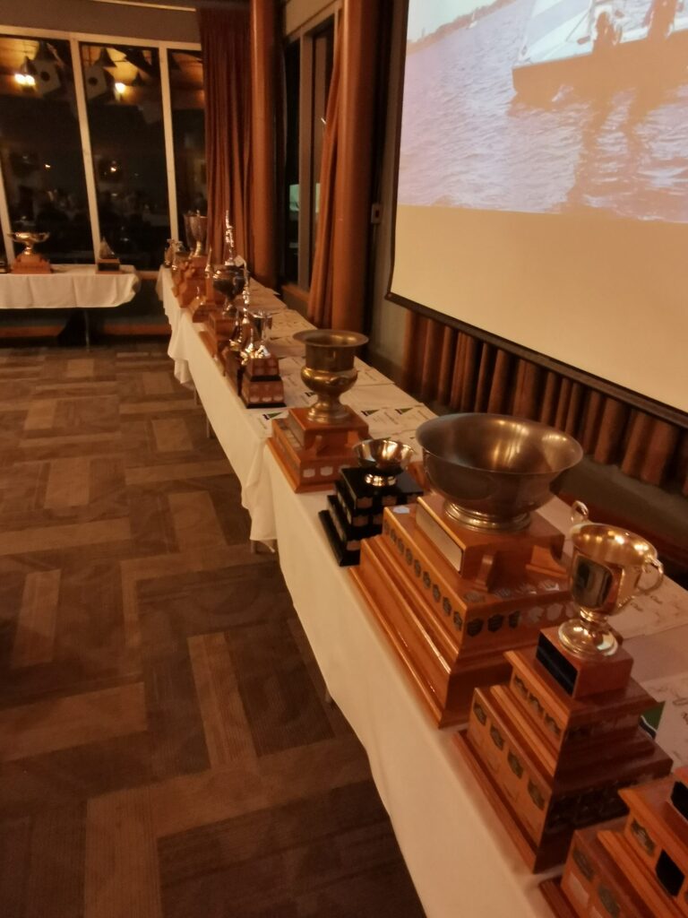 NSC awards night 2023 many trophies ready to be awarded